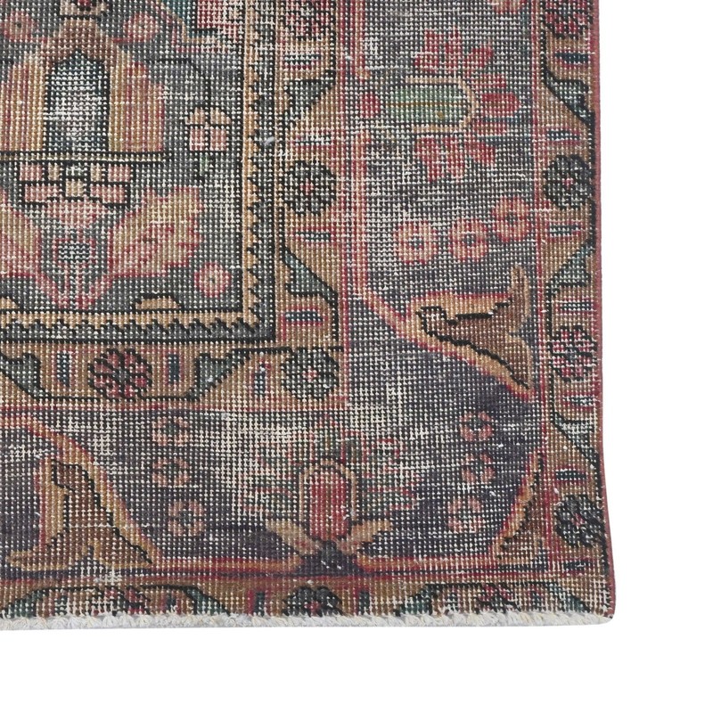 6'7" x 9'3" Solenne East Vintage Hand-Knotted Wool Area Rug gallery