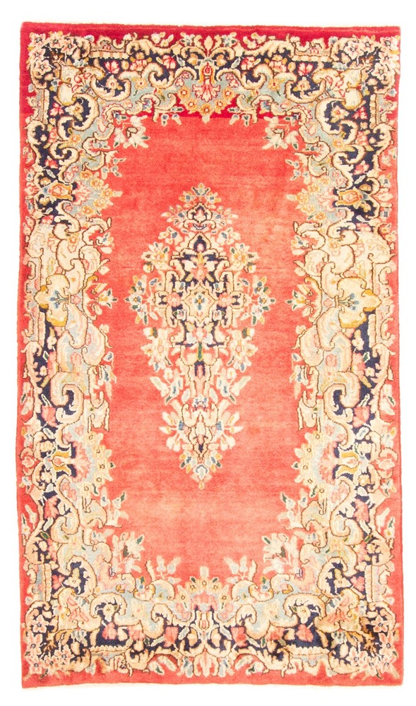 Vintage 2'9" x 4'11" Traditional Hand Knotted Vegetable Dye Wool Area Rug