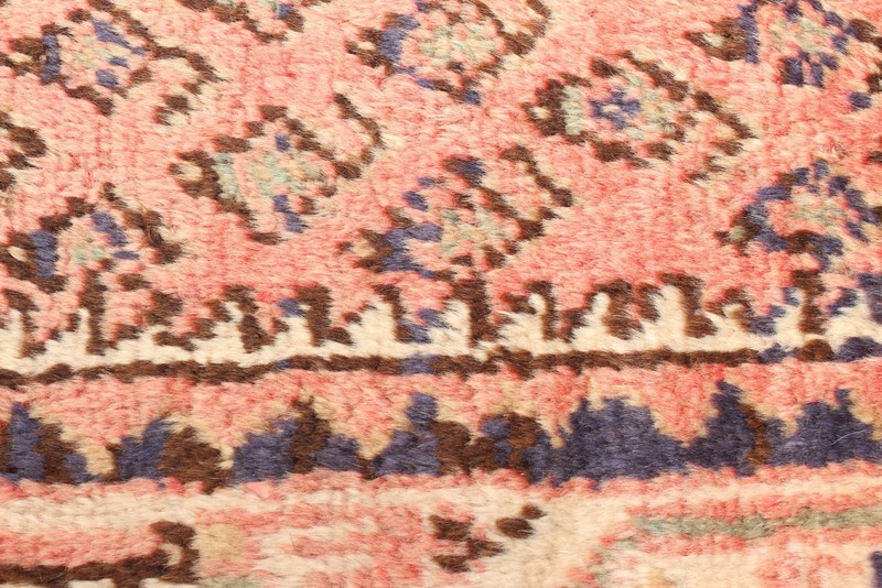 3'6" x 10'1" Vintage Hand-knotted Runner Rug Traditional Oriental Wool Carpet gallery