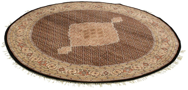 Vintage Traditional Hand-Knotted Area Rug 8'2" x 8'2" Oriental Wool Carpet gallery