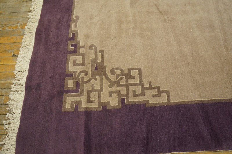 9X12 Antique Chinese Art Deco Wool Area Rug 1925 gallery
