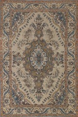 Medallion Vintage Area Rug 6×10 Ft Hand-Knotted Traditional Oriental Wool Carpet