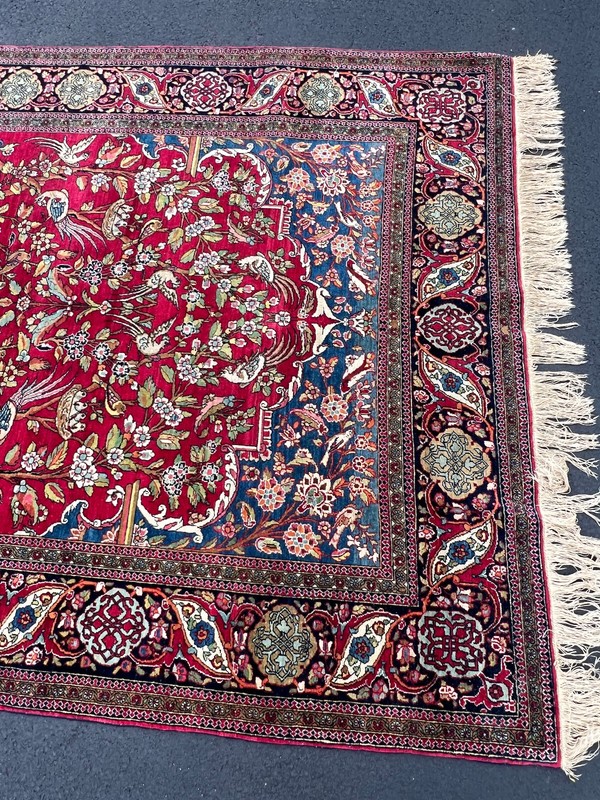 5X7FT EXCEPTIONAL SUPER FINE RUG Ca 1920- 70 RAJ gallery