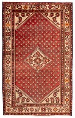 Vintage Traditional Hand-Knotted Area Rug 4’0″ x 6’8″ Oriental Wool Carpet