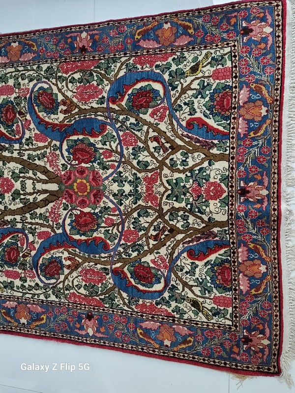 EXCEPTIONAL GENUINE ANTIQUE MIDDLE EASTERN RUG 19TH CENTURY gallery