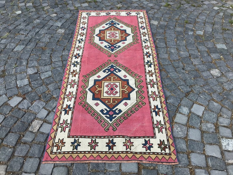 Vintage Area Rug, Rug for Living Room, Turkish Area Rugs, Oushak Rugs, Kitchen R gallery