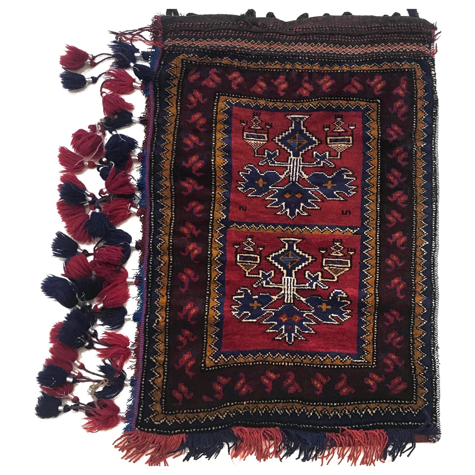 Afghan Decorative Wool Pillow 2.8x1.8 ft gallery