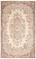 5’9″ x 9’1″ Vintage Hand Knotted Area Rug Traditional Oriental Wool Carpet