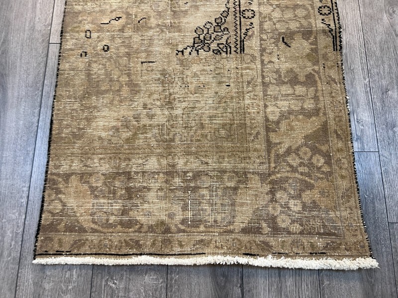 Persian Runner Distressed Kitchen Floor Hallway Floor Wool Handmade Rug 2.9x9.2 gallery