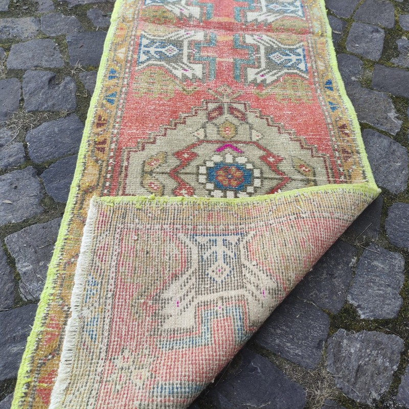 2x6 Turkish kitchen rug 1.71 x 6.3 ft Vintage Handmade rug 52 x 192 cm runner gallery