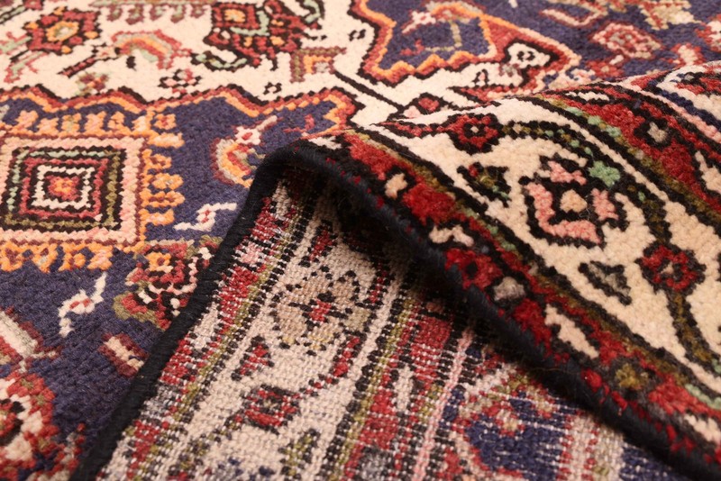 3'6" x 9'5" Vintage Hand-knotted Runner Rug Traditional Oriental Wool Carpet gallery