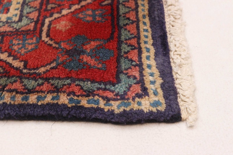 3'6" x 10'0" Vintage Hand-knotted Runner Rug Traditional Oriental Wool Carpet gallery