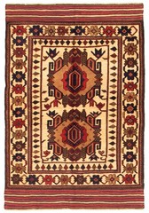 Vintage Traditional Hand-Knotted Area Rug 4’3″ x 6’0″ Oriental Wool Carpet