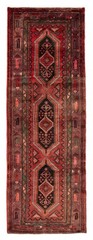 3’6″ x 9’10” Vintage Hand-knotted Runner Rug Traditional Oriental Wool Carpet