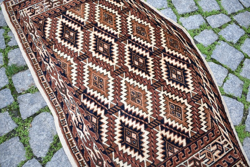 Fabulous Antique Rare Tribal Asmalyk Rug 44'' x 25'' Collector's Yomud Asmalyk gallery