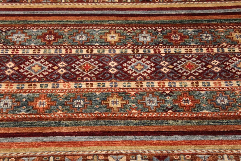 5' X 7' HANDMADE CAUCASIAN DESIGN FINE QUALITY WOOL RUG MULTI COLOR ARE RUG gallery