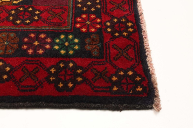 Vintage Hand-Knotted Area Rug 3'11" x 6'11" Traditional Oriental Wool Carpet gallery