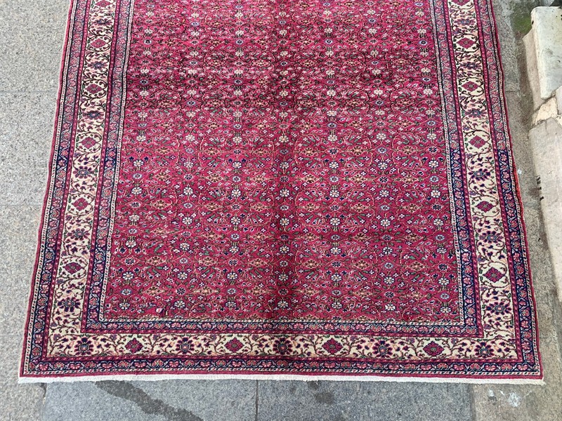 5'1'' X 6'11'' Vintage Natural Color Village Rug Handmade Rug.SKU:K1715 gallery