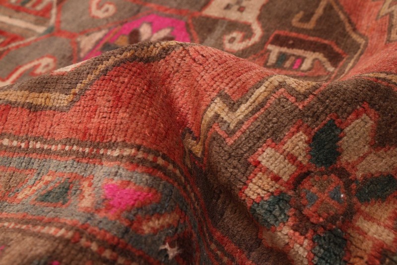 Vintage Hand-knotted Runner Rug 3'8" x 13'10" Traditional Oriental Wool Carpet gallery