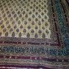 Antique Amristar genuine Indian carpet 9x12 (8'8"x11'4") natural dyes circa 1890 gallery