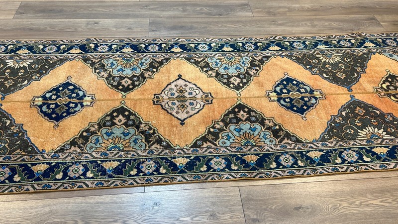 Hallway Rug, 3.8 x 12.8 ft, Floor Rug, Woven Wool Rug, Runner Rug, Aztec Carpet gallery