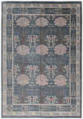 12X15 Vintage Arts & Crafts Rug Rare Art Nouveau William Morris Art Deco Rug
