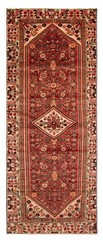 Vintage Hand-knotted Runner Rug 4’3″ x 10’6″ Traditional Oriental Wool Carpet