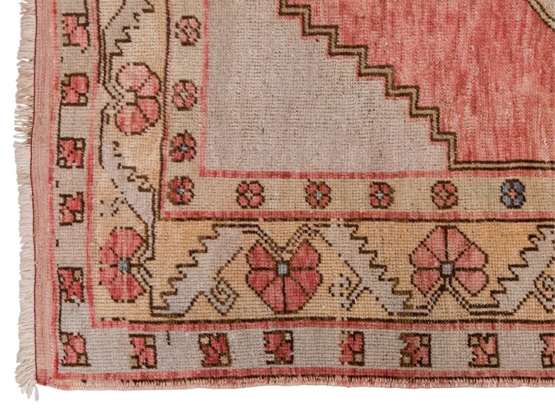 120x250 cm/ 3'11" x 8'2" Vintage Oushak Rug – 60+ yrs Old Handmade Wool Area Rug gallery