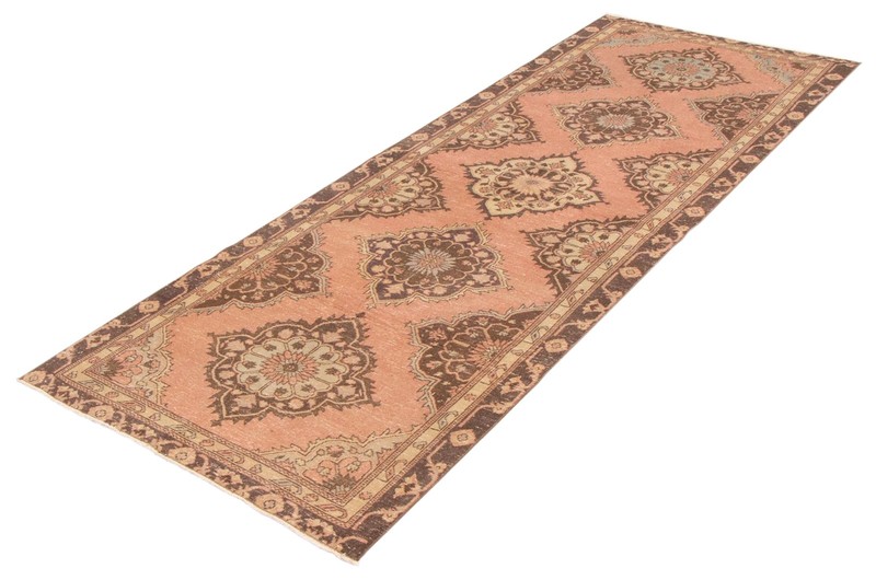 Traditional Vintage Hand-Knotted Area Rug 4'5" x 12'5" Oriental Wool Carpet gallery