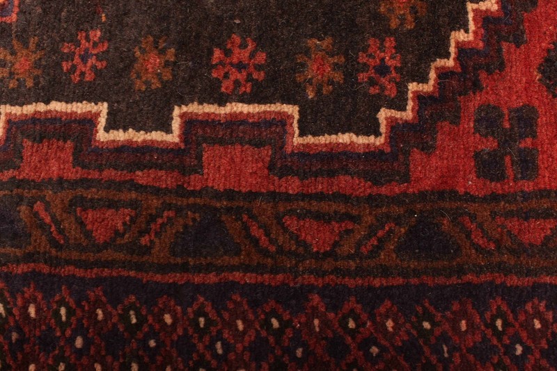 Vintage 4'6" x 7'2" Traditional Hand Knotted Vegetable Dye Wool Area Rug gallery