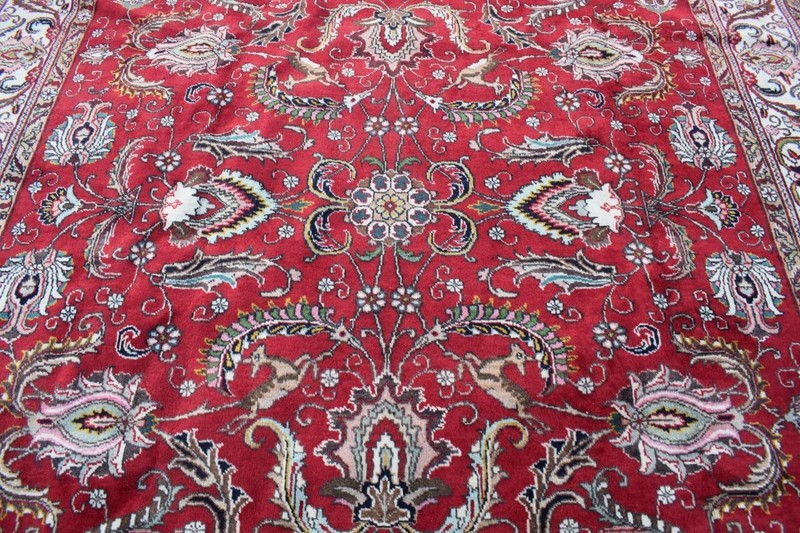 8'3 x 11 Majestic Design Pictorial Vintage Hand Knotted Oriental Wool Area Rug gallery