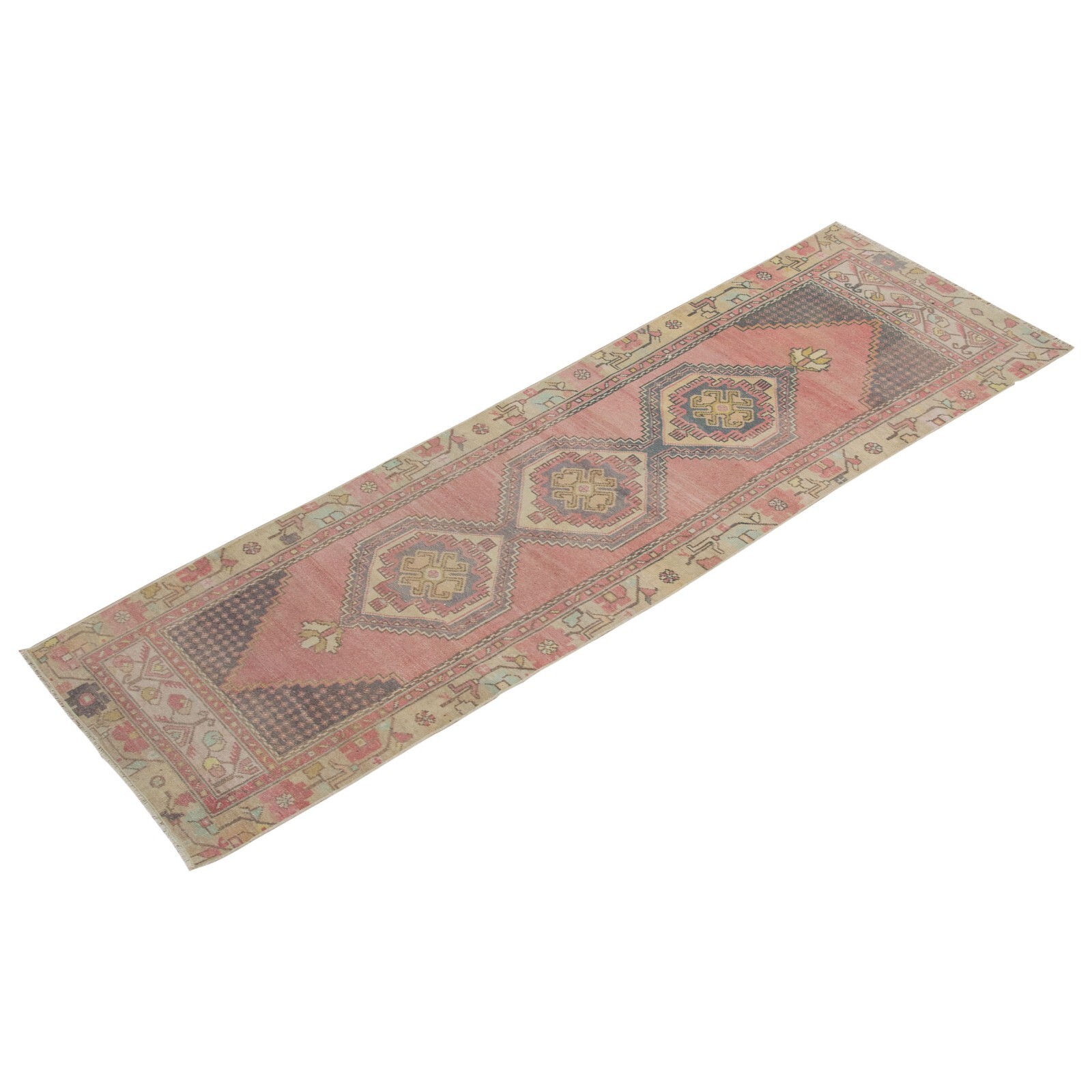 2'9 X 9 feet Runner Rug,Turkish Runner,Vintage Runner,Oushak Rug,Floor Rug gallery