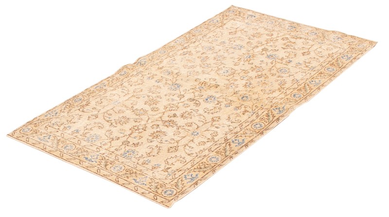 Vintage Hand-Knotted Area Rug 3'9" x 6'10" Traditional Oriental Wool Carpet gallery