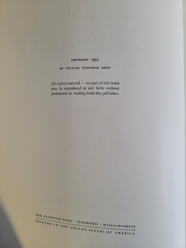 The Hooked Rug, William Winthrop Kent, 1930 Hardcover 1st Ed, Dust Jacket, vtg gallery