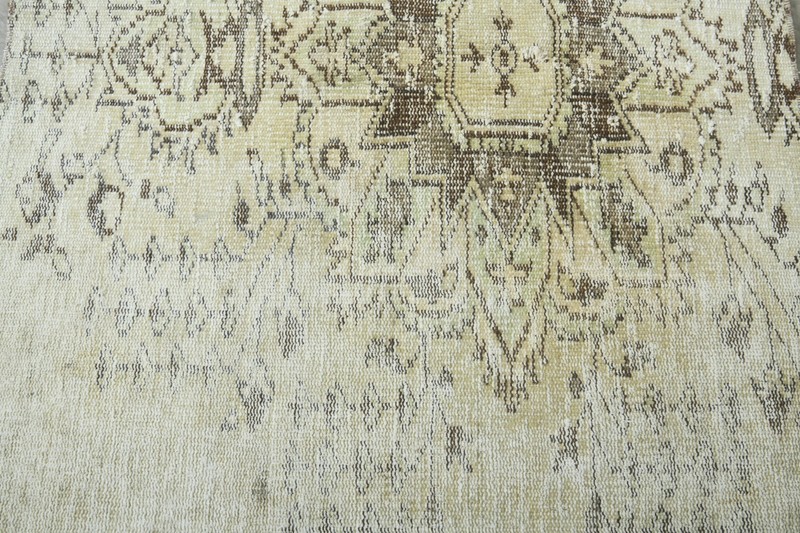 Vintage Turkish Rug 3x5 Hand-Knotted Oushak Area Rugs Boho Wool Carpet,108 gallery