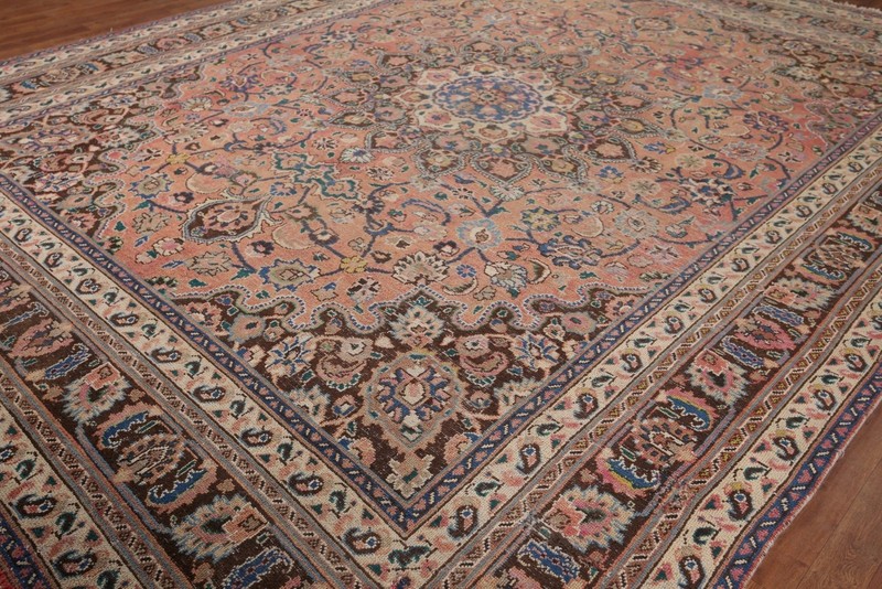 Distressed Traditional Handmade Area Rug 10x13 Ft Floral Medallion Wool Carpet gallery