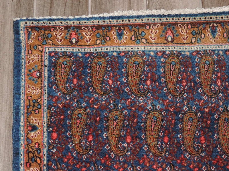 4x6ft. Vintage Mood Boteh Paisley Design Wool Rug gallery