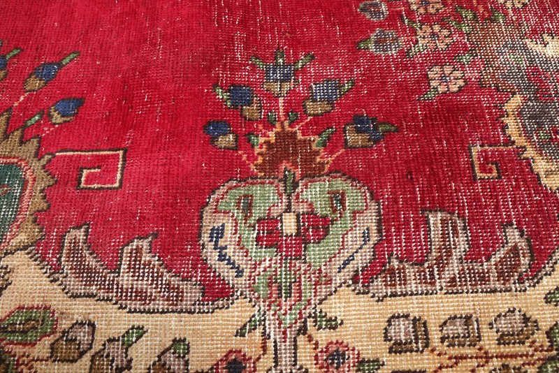 Vintage Hand-Knotted Area Rug 9'6" x 12'8" Traditional Oriental Wool Carpet gallery