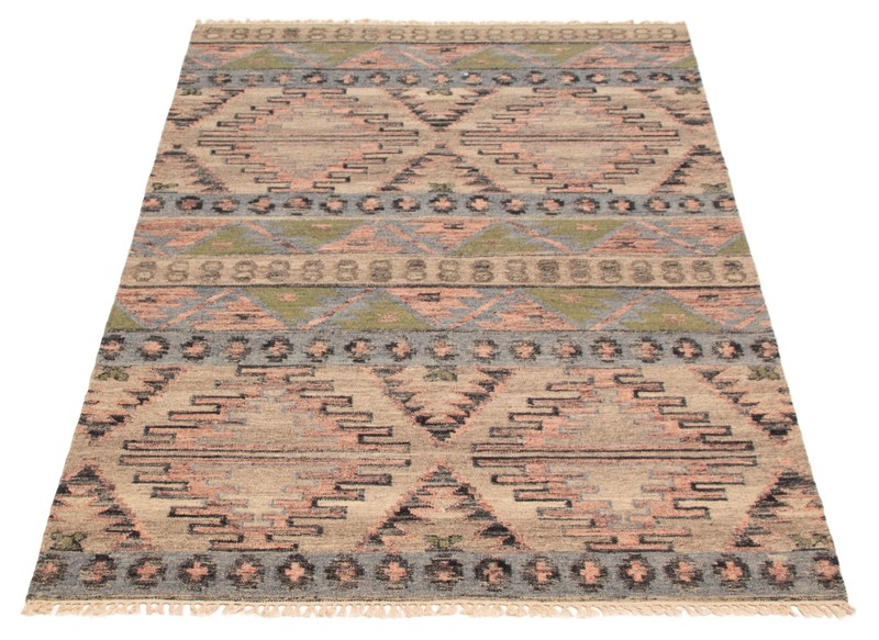 Vintage Hand Woven Area Rug 5'3" x 8'1" Traditional Wool Oriental Carpet gallery