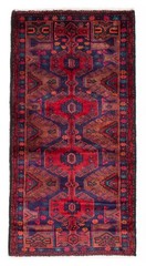 Vintage Navy Traditional 3’6″ x 6’6″ Hand-Knotted Oriental Wool Area Rug