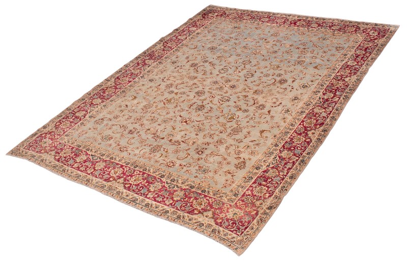Vintage Hand-Knotted Area Rug 9'10" x 13'3" Traditional Oriental Wool Carpet gallery