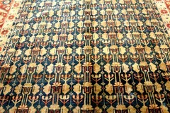 9X12 EXQUISITE MINT 200+KPSI HAND KNOTED VEGETABLE DYE WOOL KASHANN TURKISH RUG