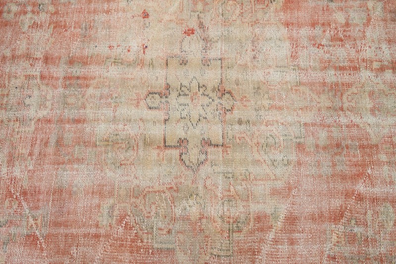 4x8 Turkish Rug Hand-Knotted Vintage Oushak Rugs Boho Decor Wool Carpet,728 gallery