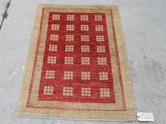 3x4ft. Afghan Chobi Wool Geometric Wool Rug
