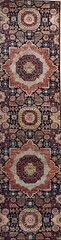 Hand-knotted Rug (Carpet) 2’6X9’8, Choeb Rang mint condition