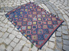 Fabulous Antique Turkish Rug 33'' x 43'' Collectors Item Reyhanli Cicim Worn Rug gallery