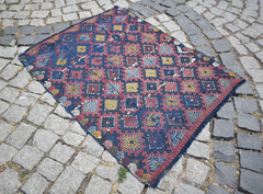Fabulous Antique Turkish Rug 33” x 43” Collectors Item Reyhanli Cicim Worn Rug