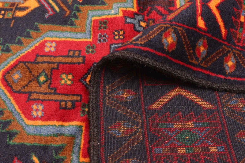 Vintage Traditional Hand-Knotted Area Rug 3'4" x 6'4" Oriental Wool Carpet gallery