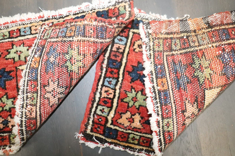Antique Decorative Pair of Kurdish Jaff Bagface Rug Size 10''x1'4'' each gallery