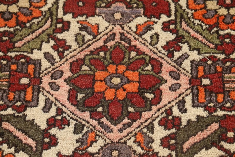 Antique Vegetable Dye Area Rug 5x10 Hand-knotted Wool Geometric Traditional gallery
